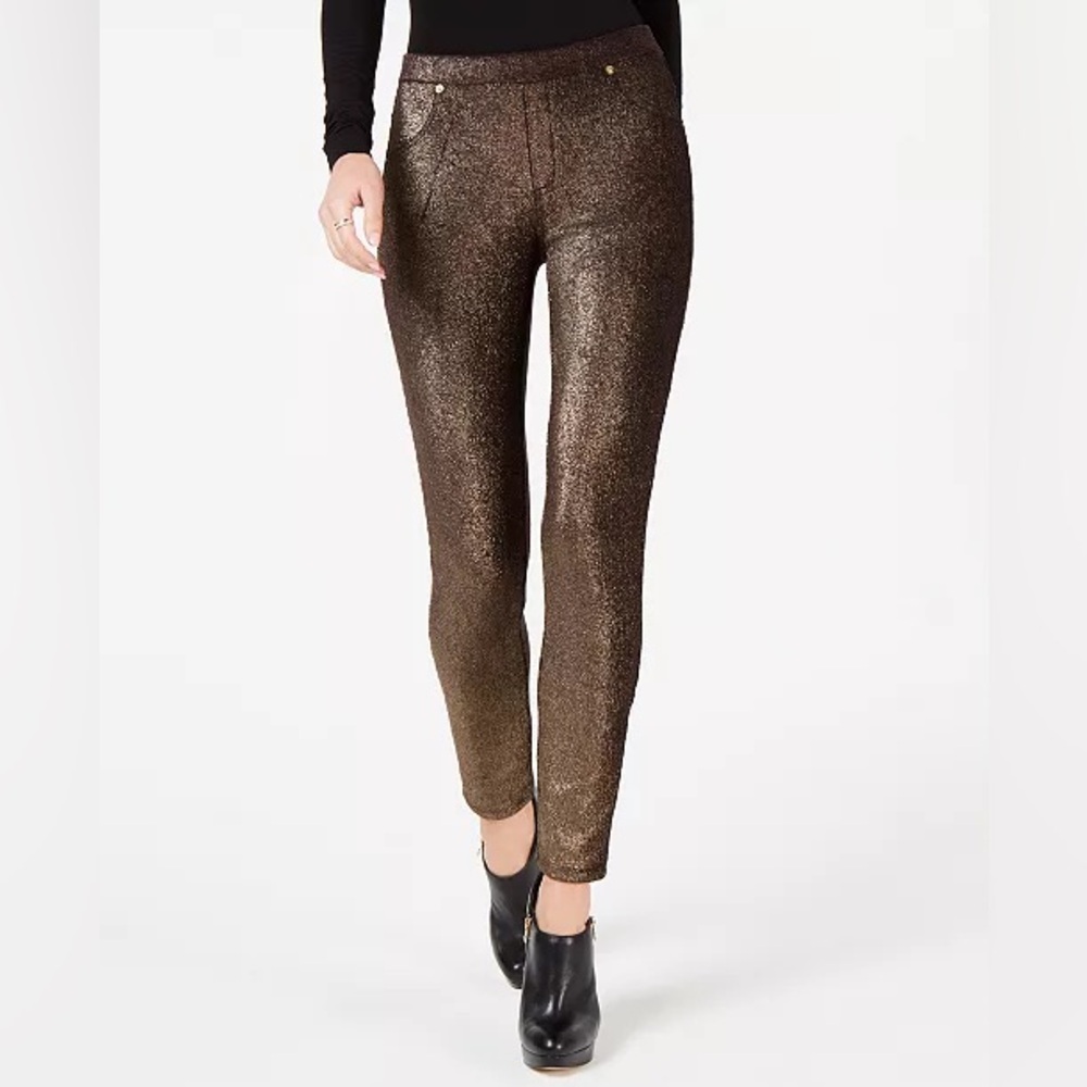 Michael Kors Foil Print Leggings Size Medium